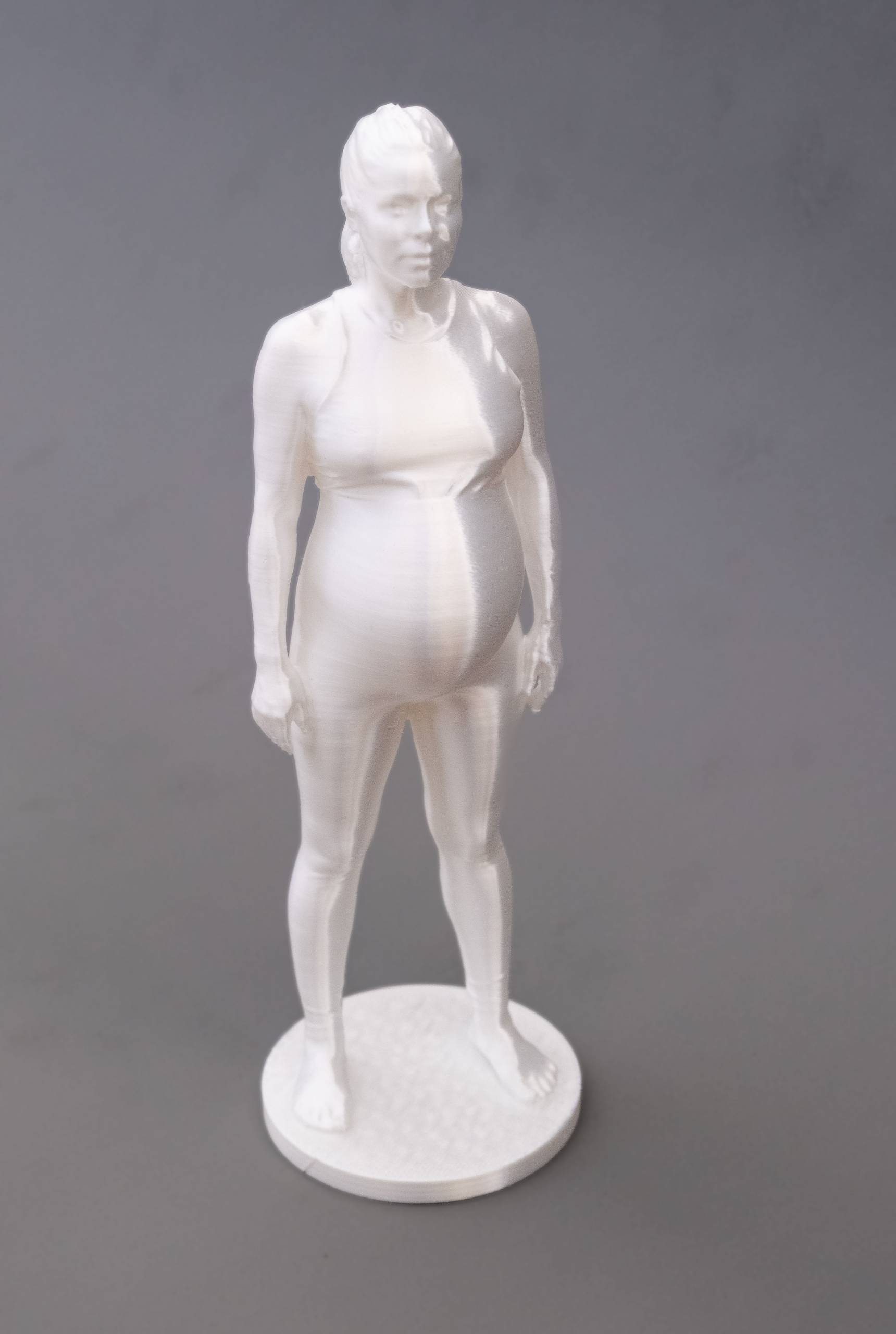 Фигурка человека, созданная с помощью 3D-сканирования и печати